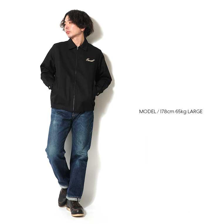 HOUSTON EMB HARRINGTON JACKET ハリントンジャケット HOUSTON（ヒューストン） 51578 HARRINGTON JACKET / ハリントン