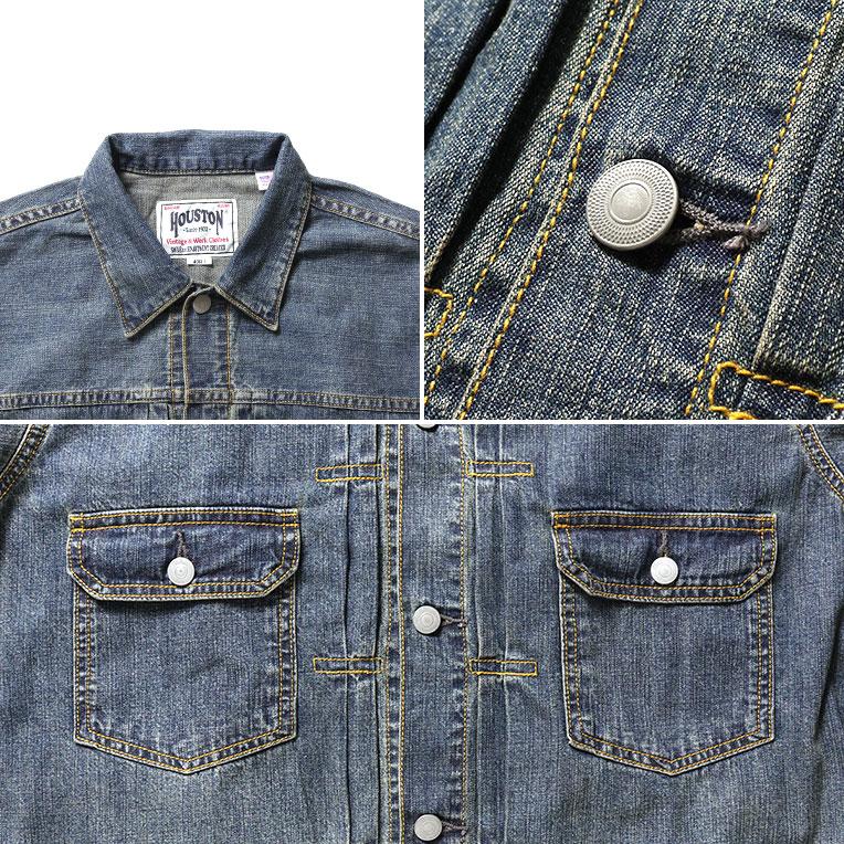 HOUSTON（ヒューストン） 51584 U.S. COTTON TYPE2 DENIM SHIRT JACKET