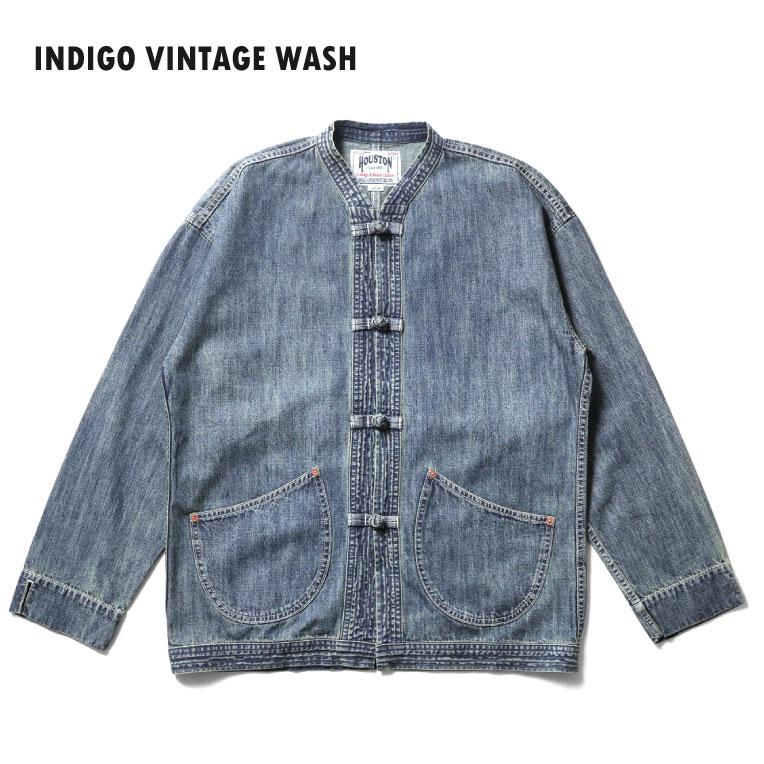 HOUSTON（ヒューストン） 51591 SLUB DENIM CHINA JACKET / スラブ