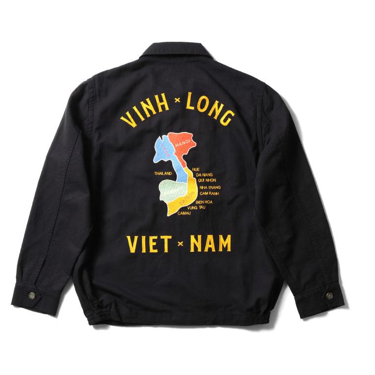 【HOUSTON】 COTTON LINEN VIETNAM JACKET紺XL HOUSTON COTTON VIETNAM JACKET(TIGER) – SUKAJACK