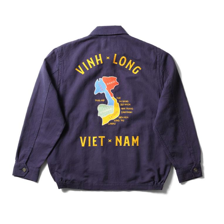 HOUSTON（ヒューストン） 51592 COTTON LINEN VIETNAM JACKET(MAP