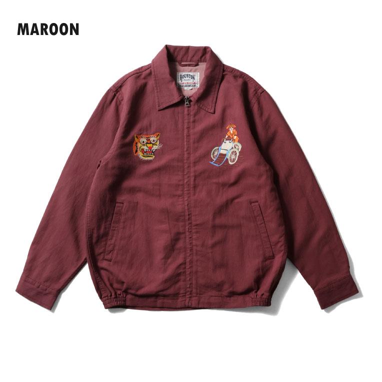 HOUSTON（ヒューストン） 51593 COTTON LINEN VIETNAM JACKET(TIGER