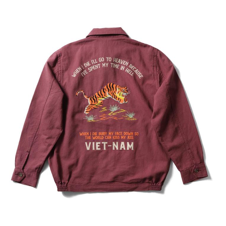 HOUSTON（ヒューストン） 51593 COTTON LINEN VIETNAM JACKET(TIGER