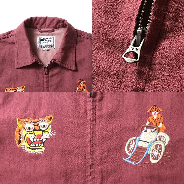 HOUSTON（ヒューストン） 51593 COTTON LINEN VIETNAM JACKET(TIGER