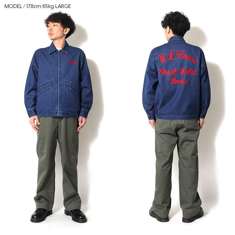 HOUSTON（ヒューストン） 51594 U.S. COTTON DENIM HARRINGTON JACKET