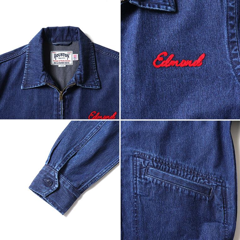 HOUSTON（ヒューストン） 51594 U.S. COTTON DENIM HARRINGTON JACKET