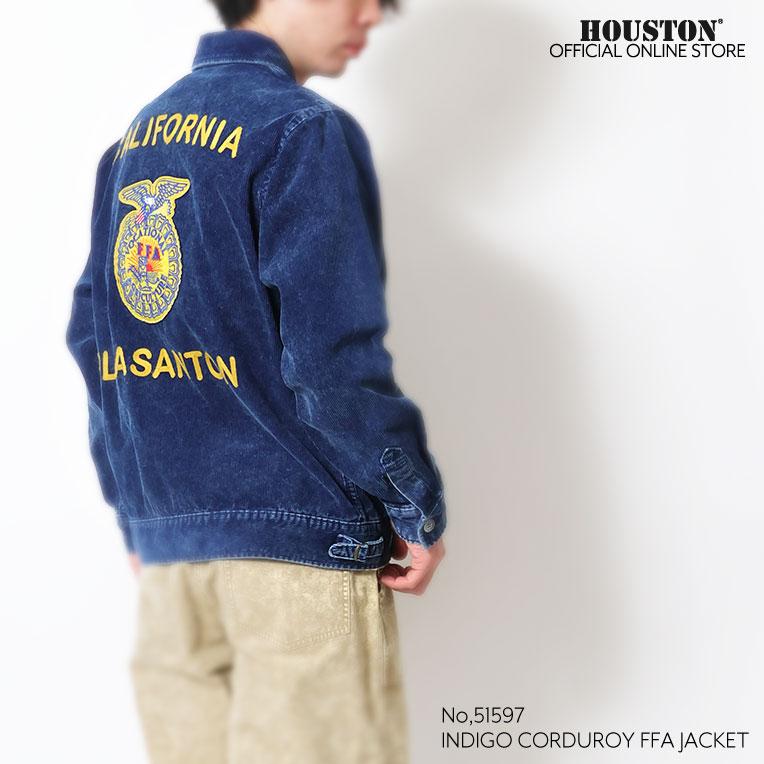 HOUSTON（ヒューストン） 51597 INDIGO CORDUROY FFA JACKET