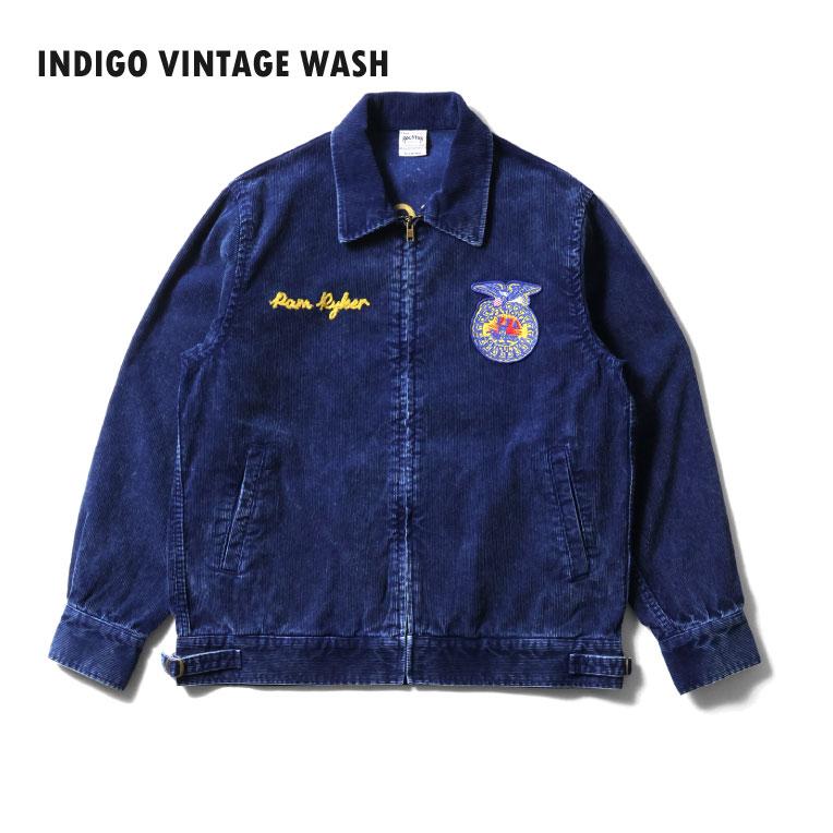 HOUSTON（ヒューストン） 51597 INDIGO CORDUROY FFA JACKET