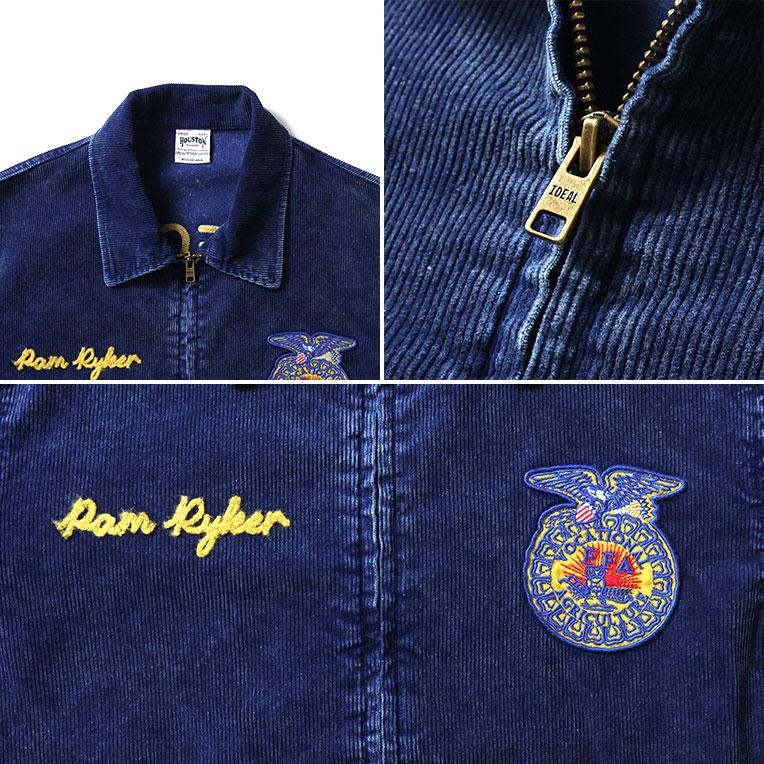 HOUSTON（ヒューストン） 51597 INDIGO CORDUROY FFA JACKET
