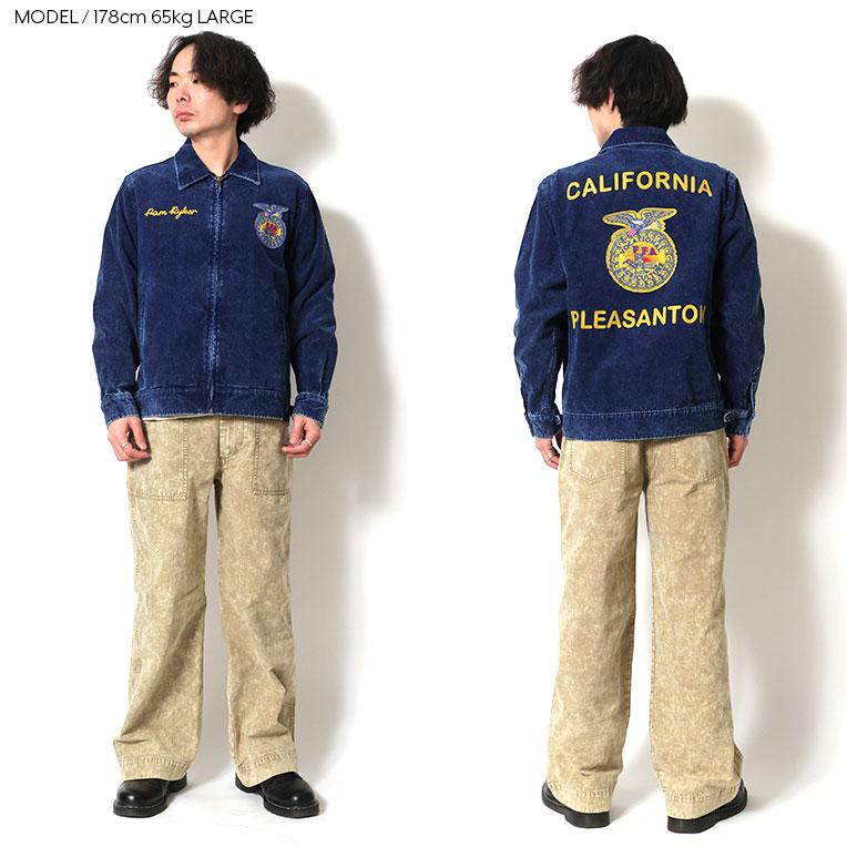 HOUSTON（ヒューストン） 51597 INDIGO CORDUROY FFA JACKET