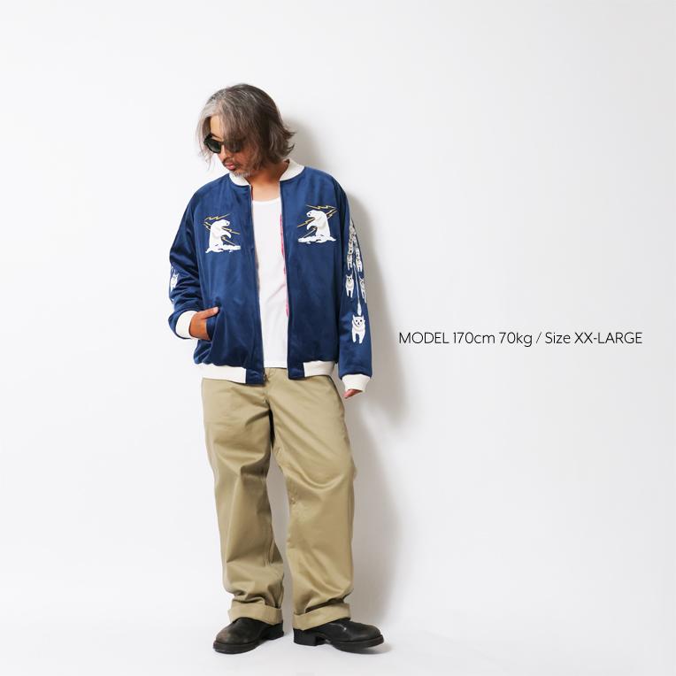 HOUSTON（ヒューストン） 51616 VELVETEEN SOUVENIR JACKET (ALASKA