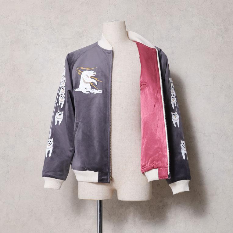 HOUSTON（ヒューストン） 51616 VELVETEEN SOUVENIR JACKET (ALASKA