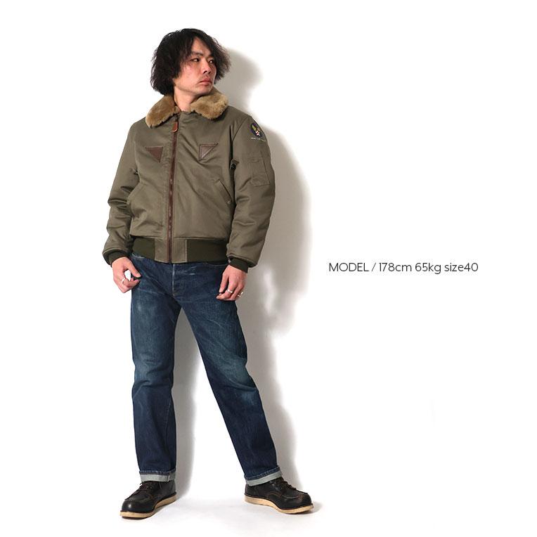 新品未使用！HOUSTON製 5503 B-15A フライトジャケット HOUSTON（ヒューストン） 5503 B-15A FLIGHT JACKET/B-15Aフライト