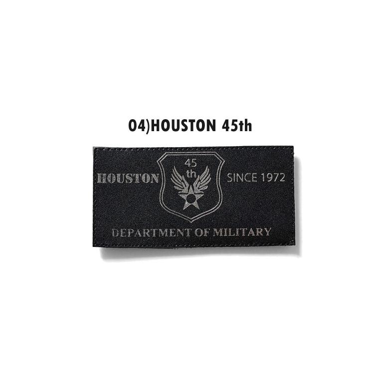HOUSTON / ヒューストン 6783 MILITARY LEATHER PATCH / ミリタリーレザーネームパッチ -全6種-｜houston-1972｜12