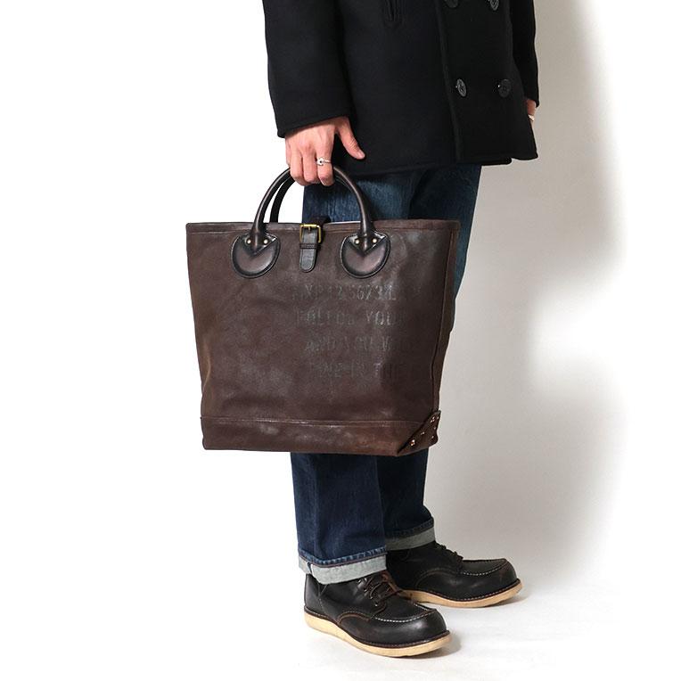 HOUSTON  / ヒューストン 6902 LEATHER TOTE BAG / レザートートバッグ -全1色-の画像