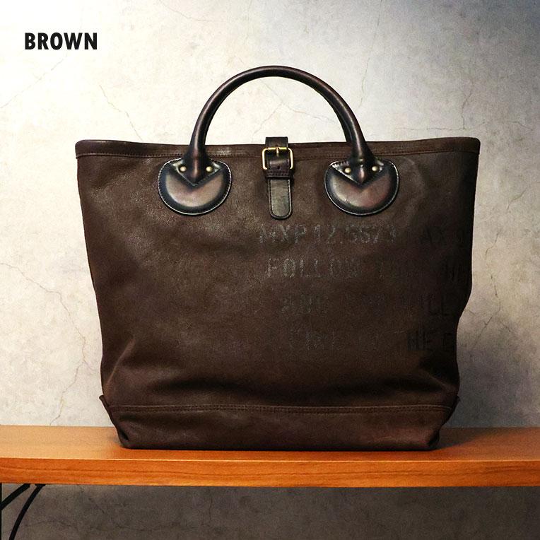 HOUSTON  / ヒューストン 6902 LEATHER TOTE BAG / レザートートバッグ -全1色-の画像