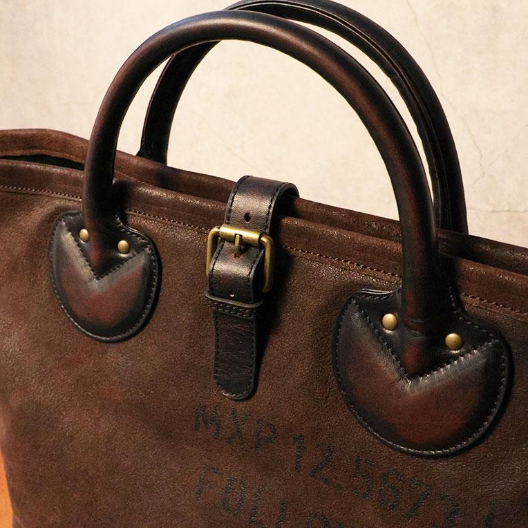 HOUSTON  / ヒューストン 6902 LEATHER TOTE BAG / レザートートバッグ -全1色-の画像