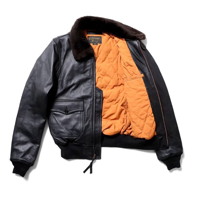HOUSTON / ヒューストン 8172 G-1 LEATHER JACKET / G-1レザージャケット-全2色-の画像