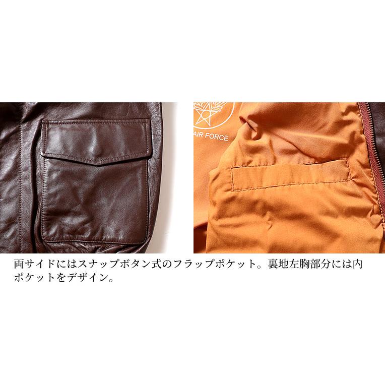 HOUSTON（ヒューストン） 8173 A-2 LEATHER JACKET / A-2レザー