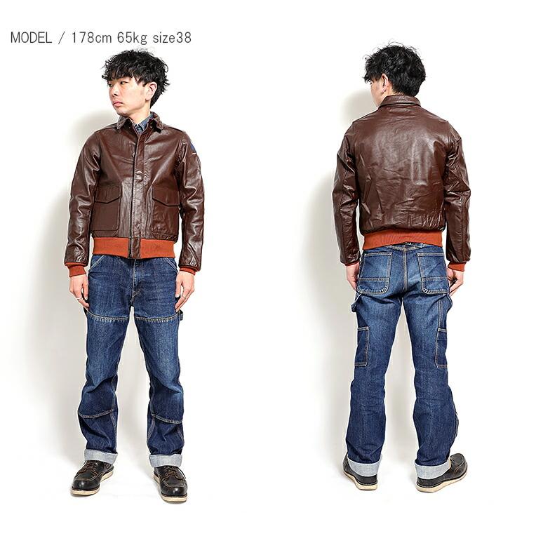HOUSTON製 TYPE A-2 フライトジャケット・ワックスセット HOUSTON（ヒューストン） 8173 A-2 LEATHER JACKET / A-2レザー
