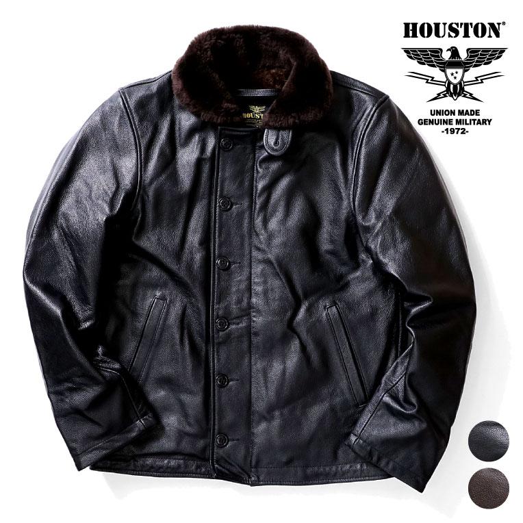 HOUSTON（ヒューストン） 8177 COW LEATHER N-1 DECK JACKET