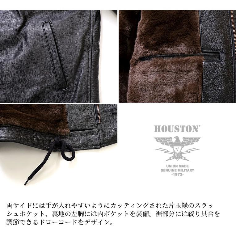 HOUSTON（ヒューストン） 8177 COW LEATHER N-1 DECK JACKET