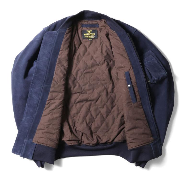 HOUSTON / ヒューストン 8211 COW SUEDE MA-1 FLIGHT JACKET HOUSTON / ヒューストン 8211 COW SUEDE MA-1 FLIGHT JACKET