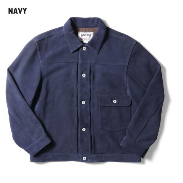 HOUSTON / ヒューストン 8213 COW SUEDE TRACK JACKET カウスウェード 