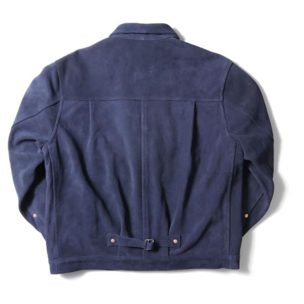 HOUSTON / ヒューストン 8213 COW SUEDE TRACK JACKET カウスウェード 
