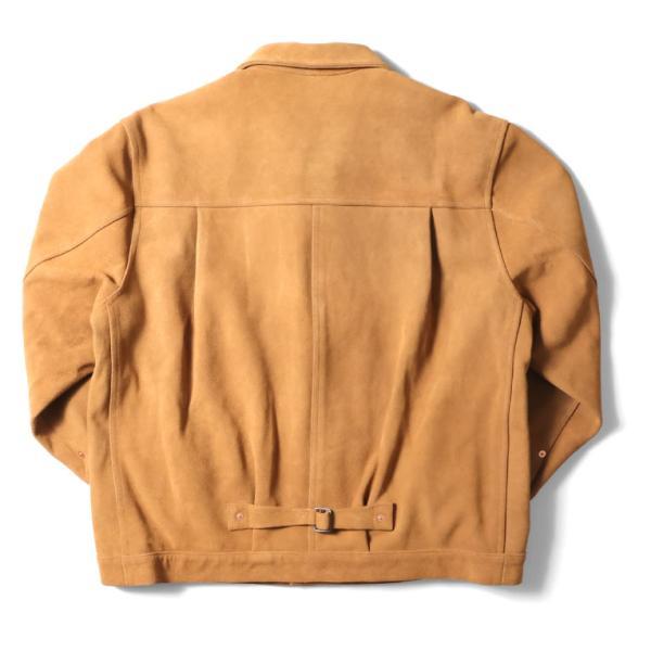 HOUSTON / ヒューストン 8213 COW SUEDE TRACK JACKET カウスウェード 