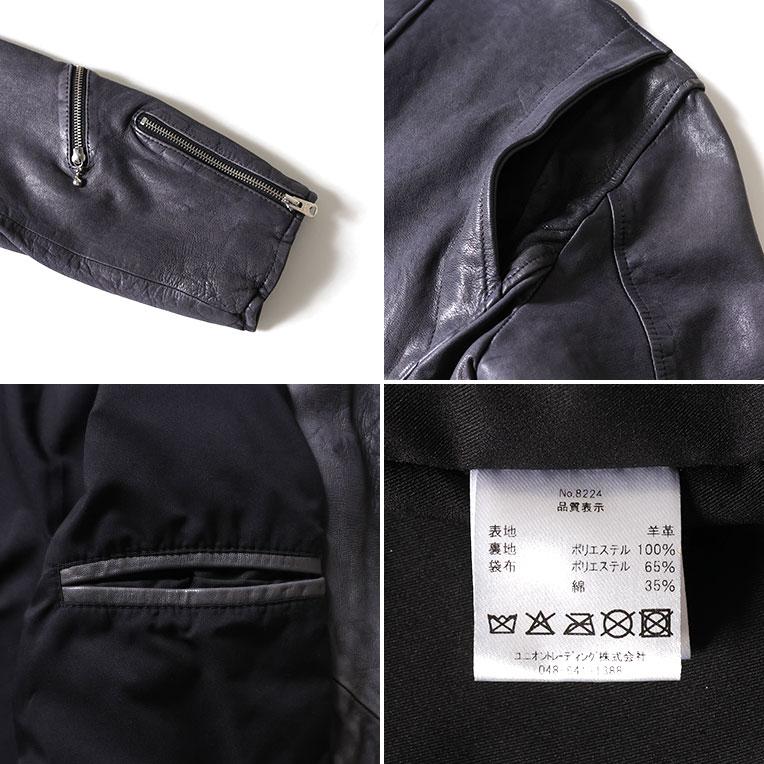 HOUSTON（ヒューストン） 8224 LEATHER SINGLE RIDERS JACKET / レザー