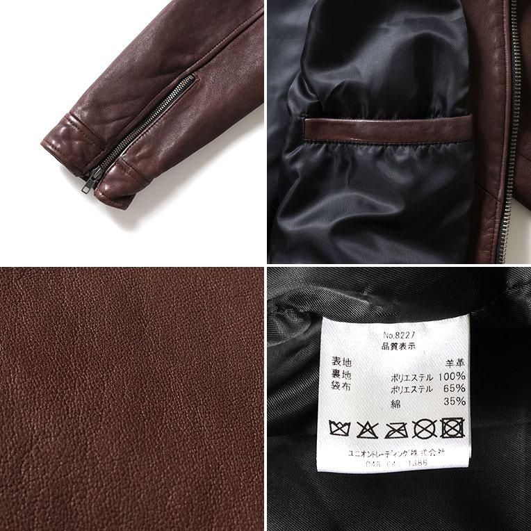 HOUSTON / ヒューストン 8227 LEATHER HOODIE JACKET / レザーフードジャケット -全2色-の画像