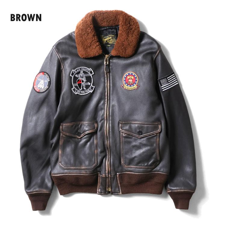 ジャケット・アウター 1980s HOUSTON FLIGHT JACKET HOUSTON（ヒューストン） 8229 VINTAGE G-1 LEATHER JACKET