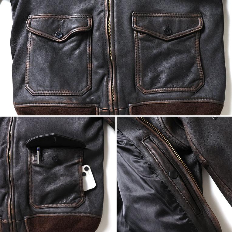 ジャケット・アウター 80s vintage Type G-1 Leather Jacket 80s G-1 type leather jacket | sui & shara