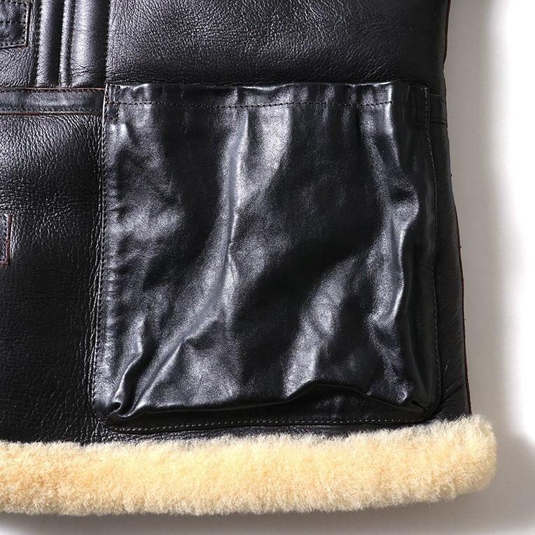 HOUSTON / ヒューストン 8230BC MOUTON B-7 FLIGHT JACKET / ムートンB-7フライトジャケット -全1色-の画像
