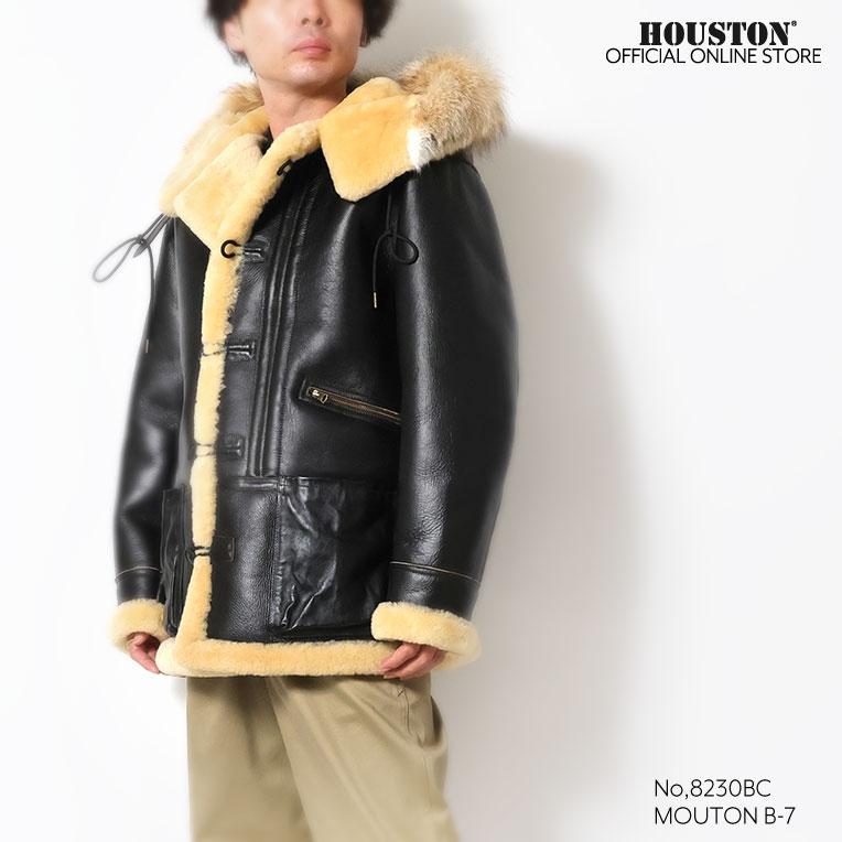 HOUSTON / ヒューストン 8230BC MOUTON B-7 FLIGHT JACKET / ムートンB-7フライトジャケット -全1色-の画像