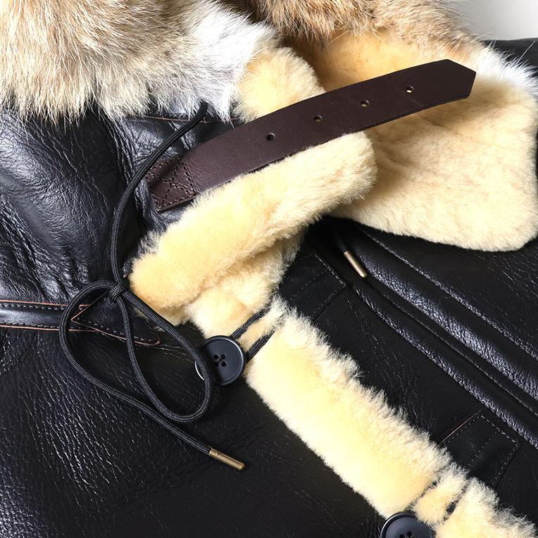 HOUSTON / ヒューストン 8230BC MOUTON B-7 FLIGHT JACKET / ムートンB-7フライトジャケット -全1色-の画像