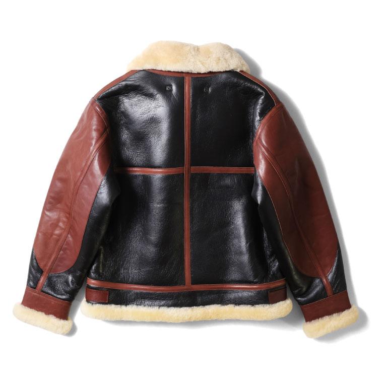 HOUSTON / ヒューストン 8231 MOUTON B-3 FLIGHT JACKET -1POCKET- / ムートンB-3フライトジャケット-1POCKET- -全1色-の画像