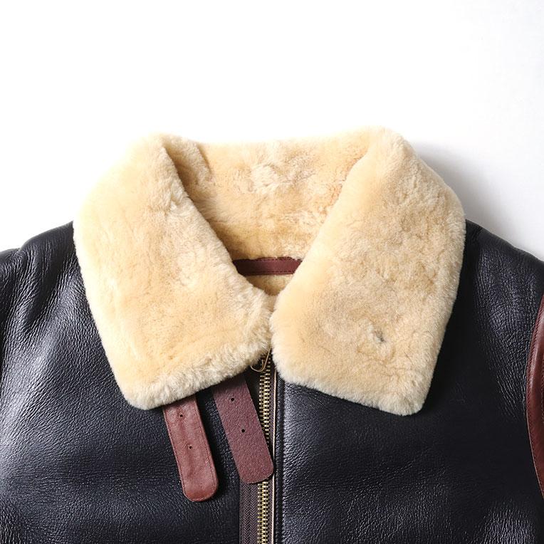 HOUSTON / ヒューストン 8231 MOUTON B-3 FLIGHT JACKET -1POCKET- / ムートンB-3フライトジャケット-1POCKET- -全1色-の画像