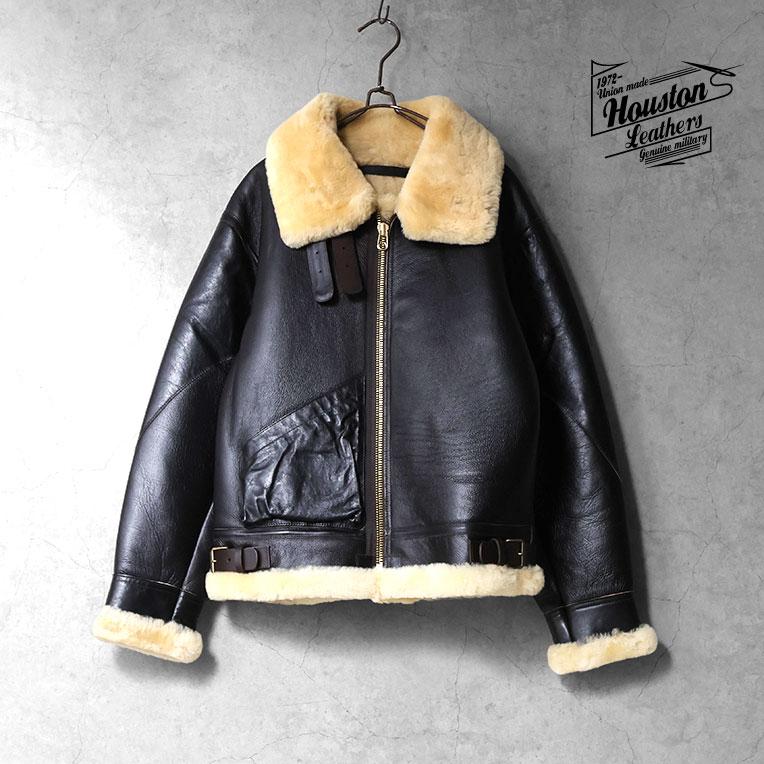 HOUSTON（ヒューストン） 8231BC MOUTON B-3 FLIGHT JACKET -1POCKET