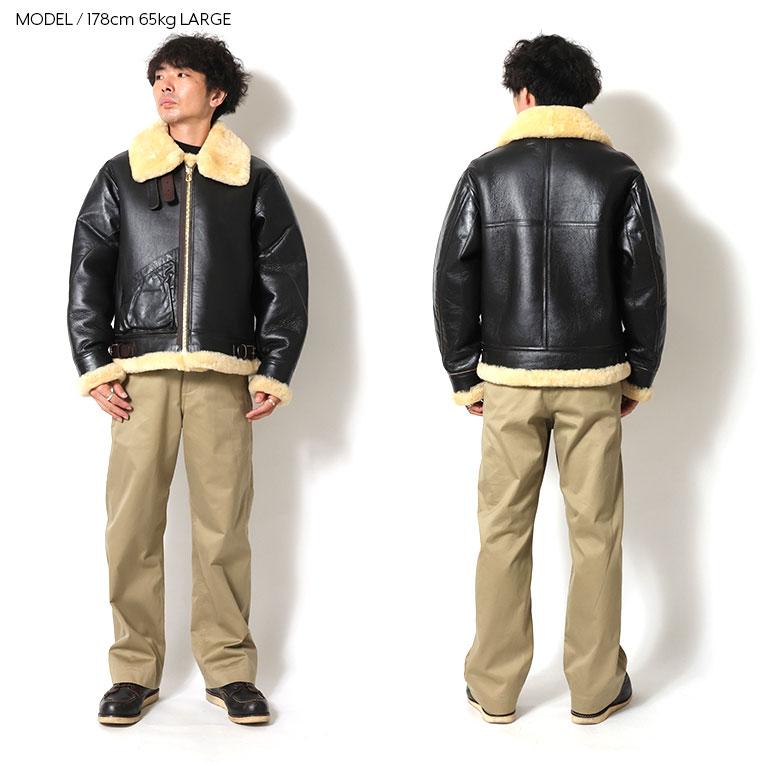 HOUSTON（ヒューストン） 8231BC MOUTON B-3 FLIGHT JACKET -1POCKET
