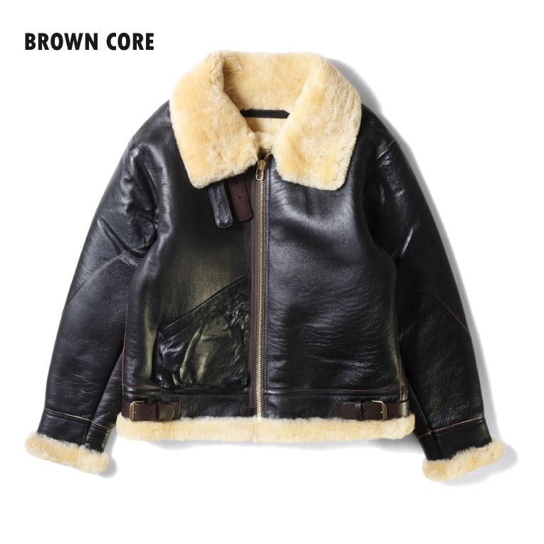 HOUSTON / ヒューストン 8231BC MOUTON B-3 FLIGHT JACKET -1POCKET- / ムートンB-3フライトジャケット-1POCKET- -全1色-の画像