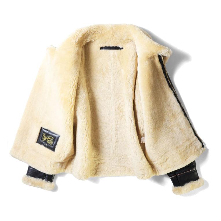 HOUSTON / ヒューストン 8231BC MOUTON B-3 FLIGHT JACKET -1POCKET- / ムートンB-3フライトジャケット-1POCKET- -全1色-の画像