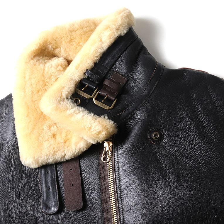 HOUSTON / ヒューストン 8231BC MOUTON B-3 FLIGHT JACKET -1POCKET- / ムートンB-3フライトジャケット-1POCKET- -全1色-の画像