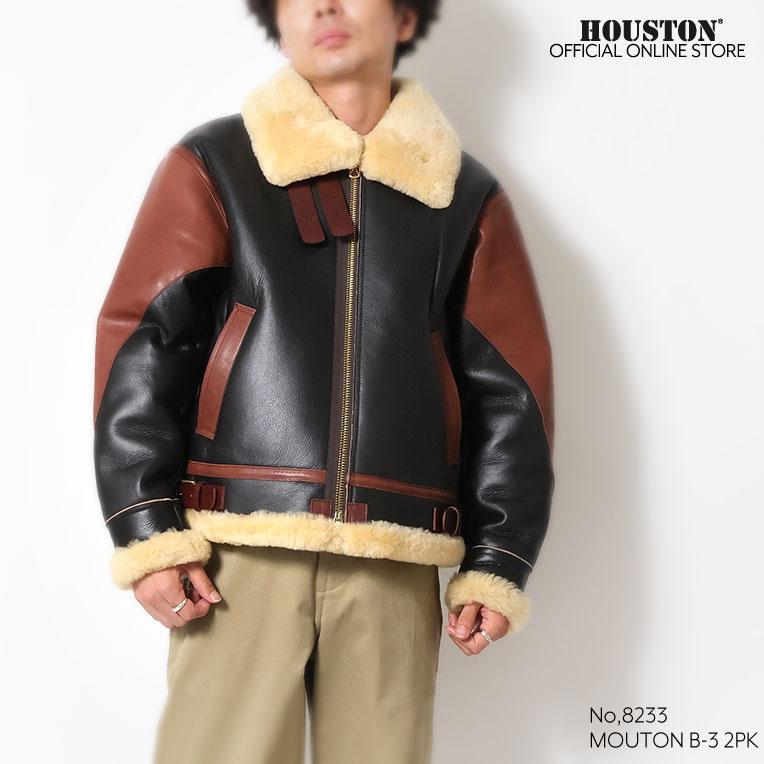 HOUSTON（ヒューストン） 8233 MOUTON B-3 FLIGHT JACKET -2POCKET
