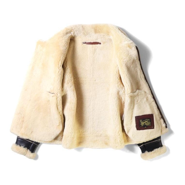 HOUSTON（ヒューストン） 8233 MOUTON B-3 FLIGHT JACKET -2POCKET
