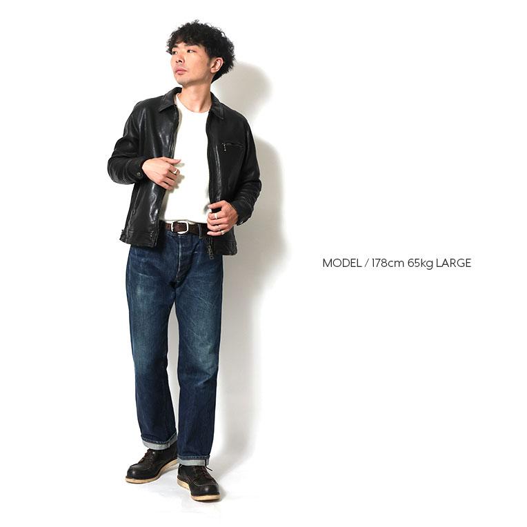 HOUSTON / ヒューストン 8236 LEATHER POLICEMAN JACKET / レザーポリスマンジャケット -全2色-の画像
