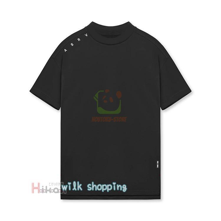 obsidian 半袖モックネックTシャツ　サイズL obsidian 半袖モックネックTシャツ サイズL オブシディアン