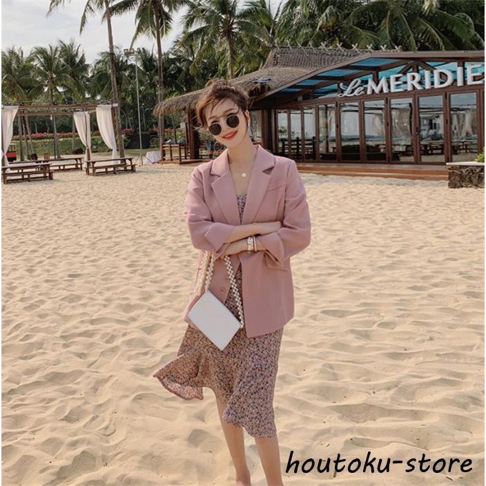 セットアップ レディース ワンピース 春 夏 スカートスーツ 花柄 ママ