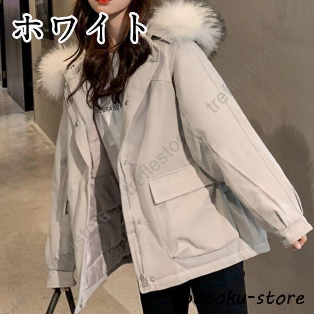 モッズコート レディース 中綿 ミリタリー アウター フェイクファー